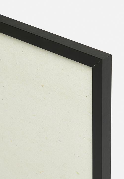 H&S - Mono XL poster frame - black