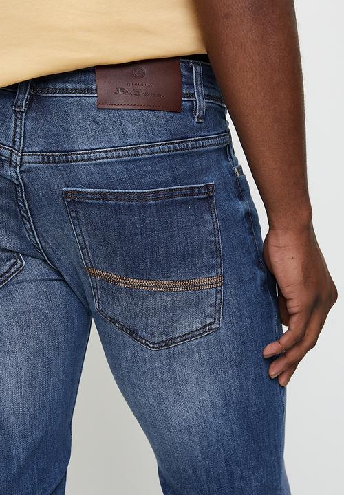 Ben Sherman - Slim Fit Essential Denim Mid Blue - Mid Blue