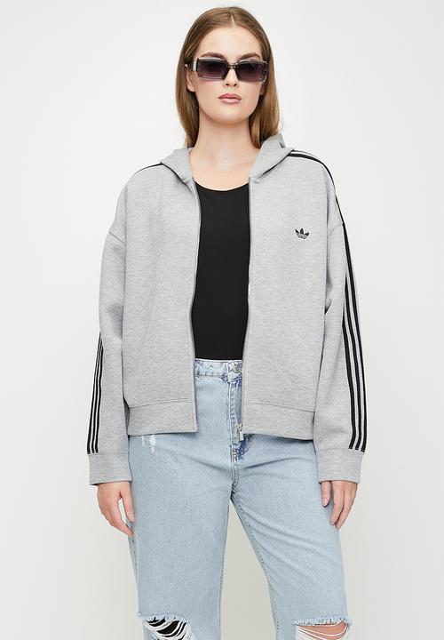 adidas Originals - Plus SPACER 3S FZ  - grey