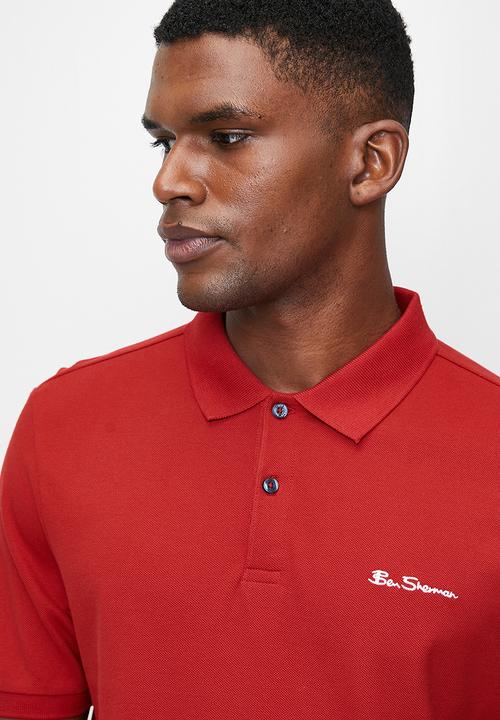 Ben Sherman - Ben Polo S/S - Red