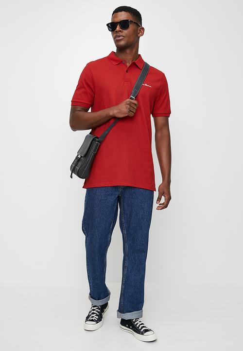 Ben Sherman - Ben Polo S/S - Red