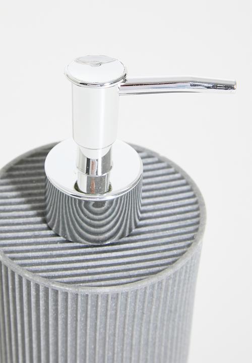 Bathroom Solutions - Ribbed dispenser - grey