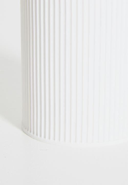 Bathroom Solutions - Ribbed dispenser - white