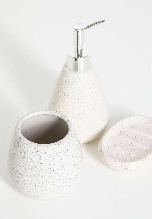 Bathroom Solutions - Bathroom Set - natural & charcoal