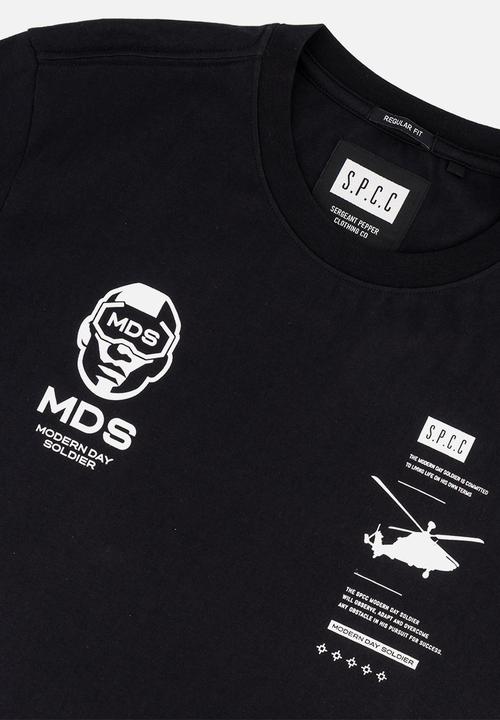S.P.C.C - Mds Taskforce Tee Regular Fit Signature Tee - Black