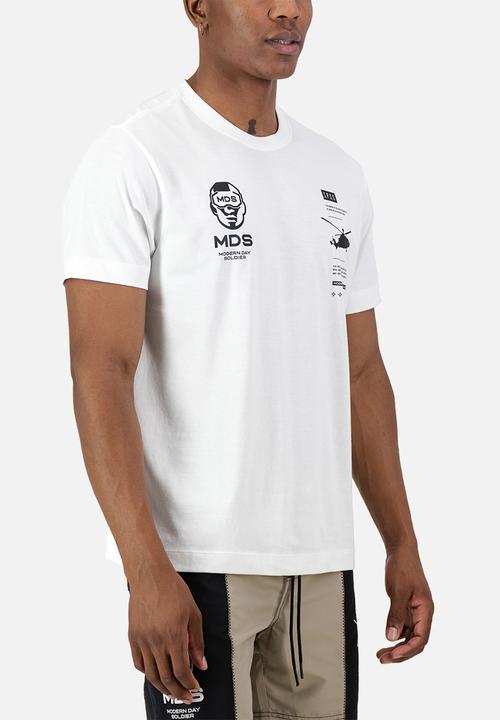 S.P.C.C - Mds Taskforce Tee Regular Fit Signature Tee - Optical White