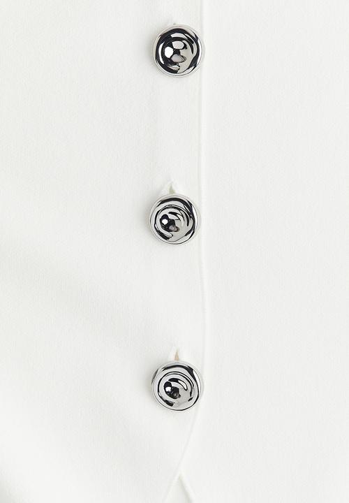 H&M - Jersey waistcoat - white