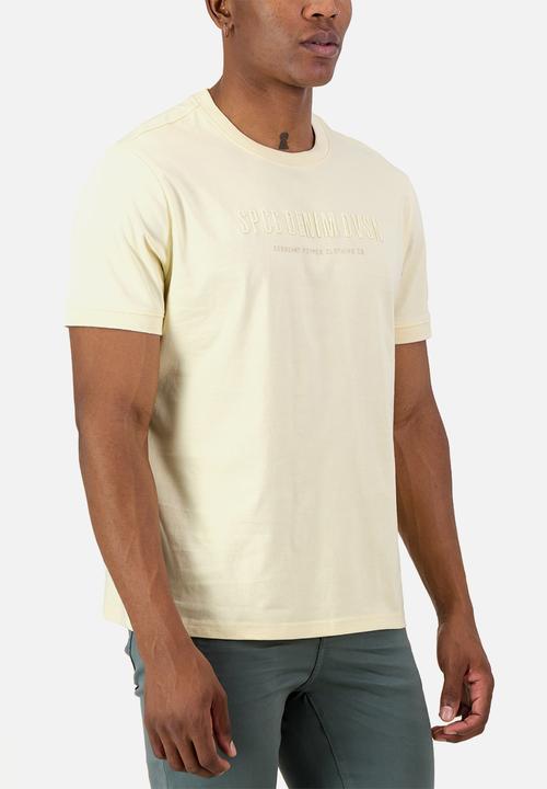 S.P.C.C - Fogerty Tee Regular Fit Fashion Tee - Buttermilk