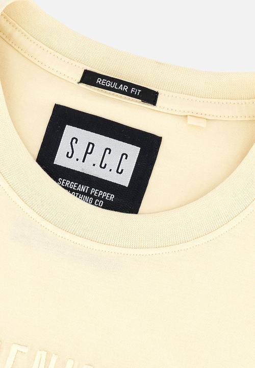 S.P.C.C - Fogerty Tee Regular Fit Fashion Tee - Buttermilk