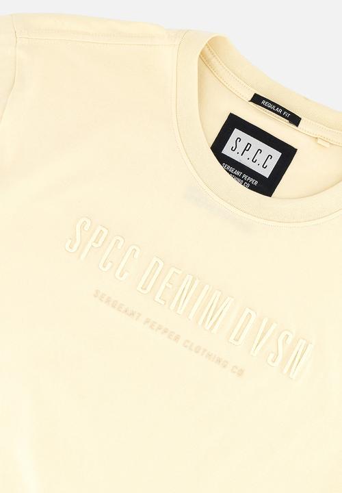 S.P.C.C - Fogerty Tee Regular Fit Fashion Tee - Buttermilk