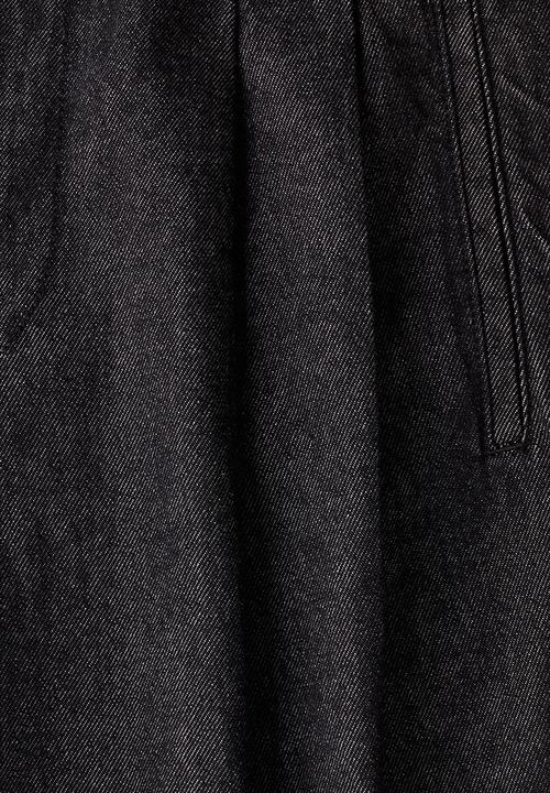 H&M - Relaxed fit denim trousers - black