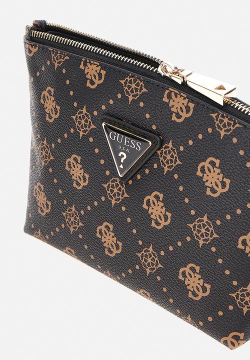 GUESS - Silia Large Top Zip - Espresso Logo