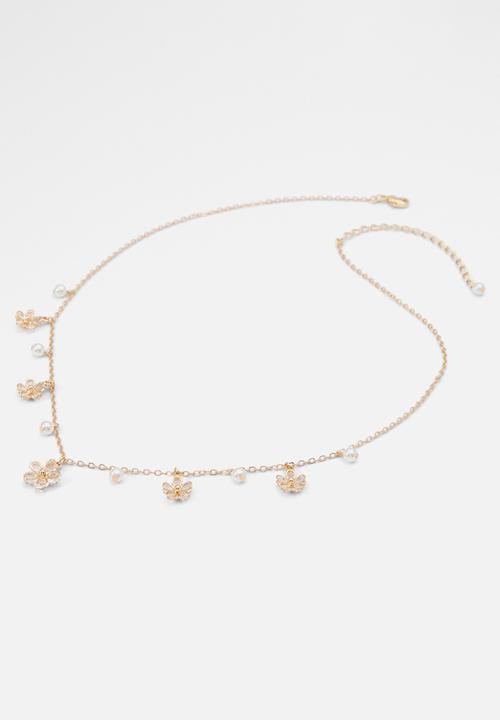 ALDO - Fleuranne necklace-gold