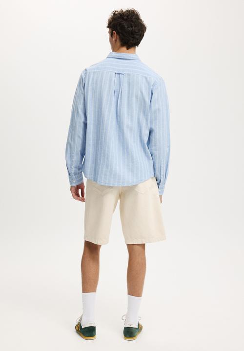 Cotton On - Baggy Denim Short - Bone