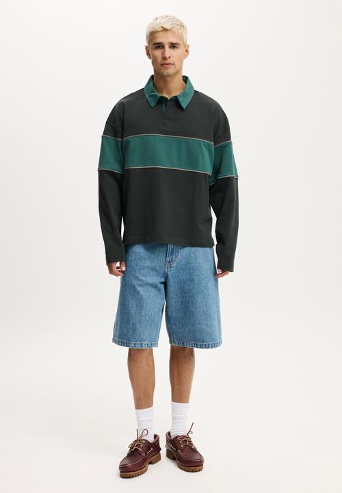 Cotton On - Baggy Denim Short - Boulevard Blue