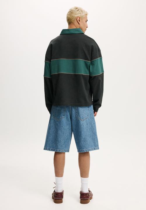 Cotton On - Baggy Denim Short - Boulevard Blue