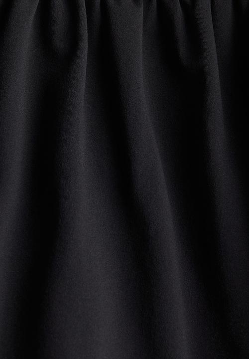 H&M - Bubble-hem strappy top - black