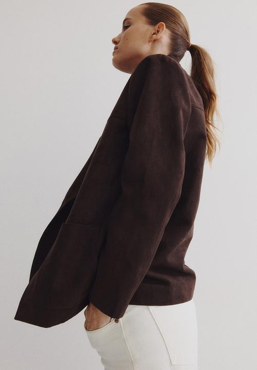 H&M - Napped jacket - brown