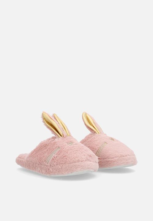 Pop Candy - Slippers with bunny ears - dusty pink