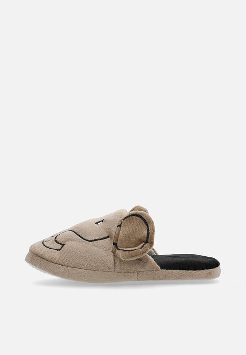 Pop Candy - Elephant slippers - beige