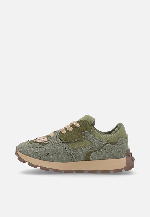 Pop Candy - T Lace up sneaker - olive