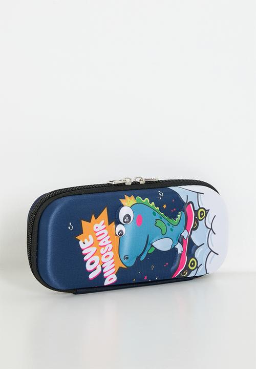Pop Candy - Dino themed pencil case - navy blue