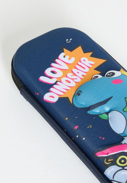 Pop Candy - Dino themed pencil case - navy blue