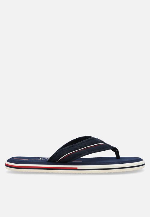 POLO - Petersham heritage flip flop - navy