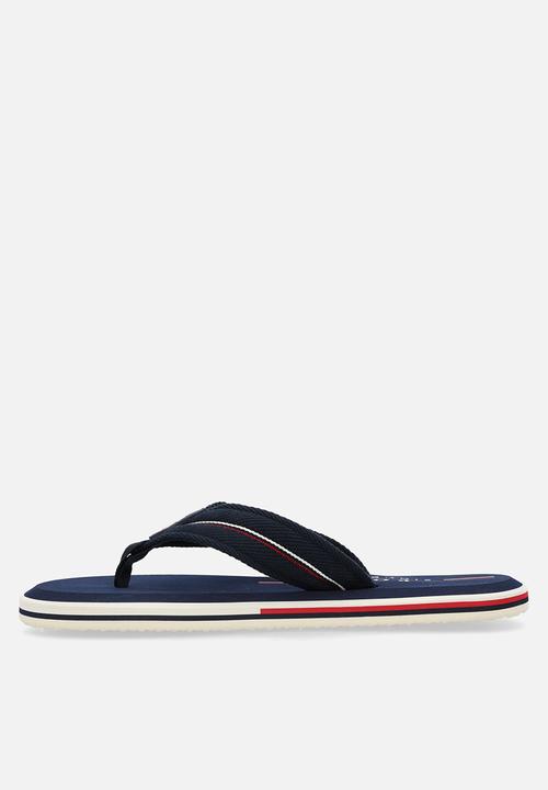 POLO - Petersham heritage flip flop - navy