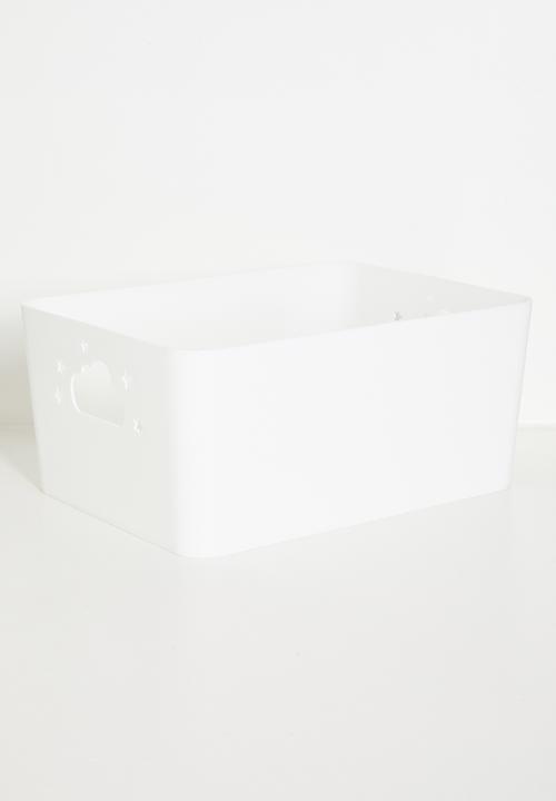 Storage Solutions - Cloud storage basket - White