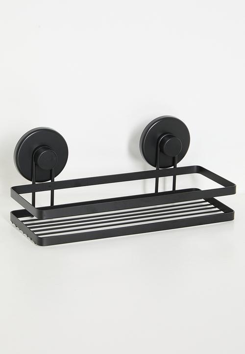 Bathroom Solutions - Suction shelf - black
