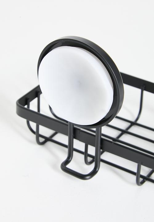 Bathroom Solutions - Suction soap dish - black