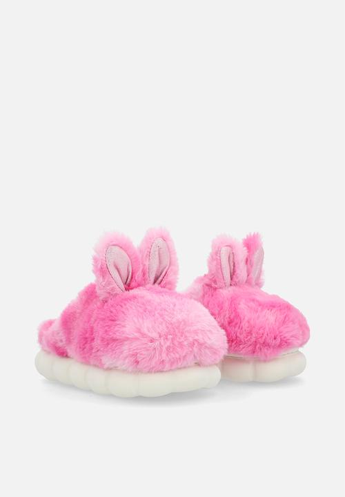 Pop Candy - Fluffy novelty slippers - hot pink