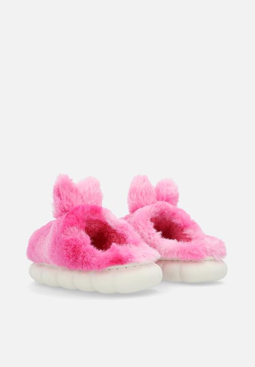 Pop Candy - Fluffy novelty slippers - hot pink