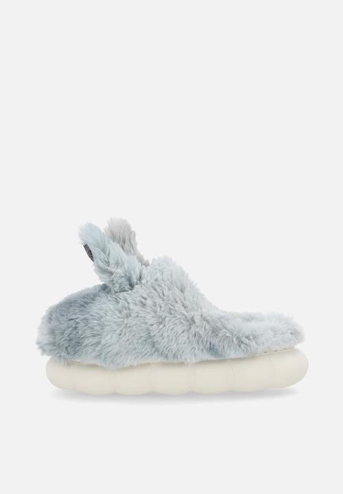 Pop Candy - Fluffy animal ear slippers - grey