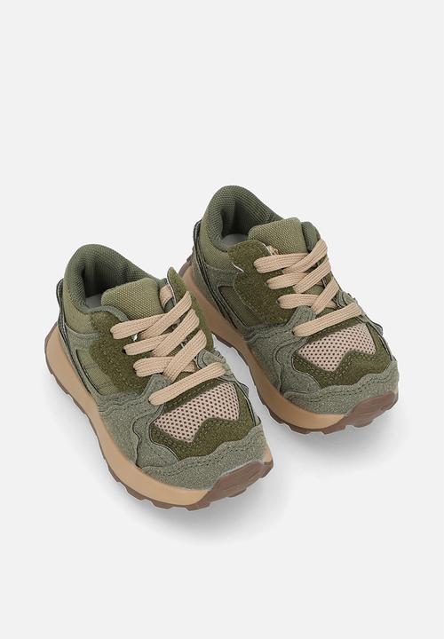 Pop Candy - K Lace up sneaker - olive