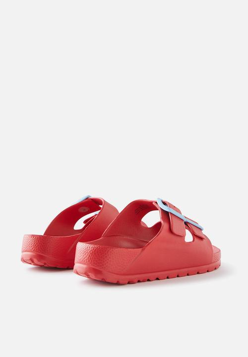 Cotton On - Twin strap slide - varsity red/dawn blue