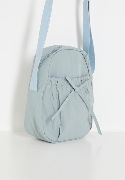 Pop Candy - Mini shoulder bag with gathered pocket - dusty blue