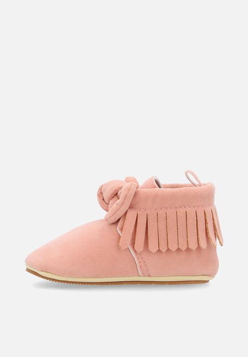 Pop Candy - Fringe boots - pink