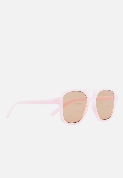 Cotton On - Kids amy aviator sunglasses - fairy pink