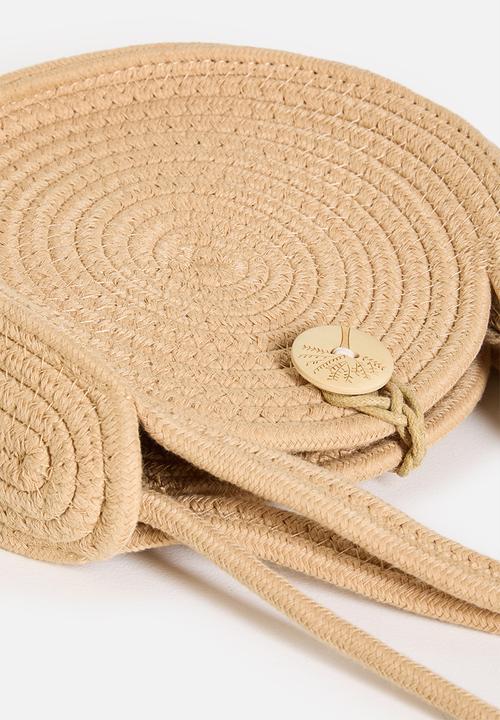 Pop Candy - Straw canteen bag with grown-on handle - neutral