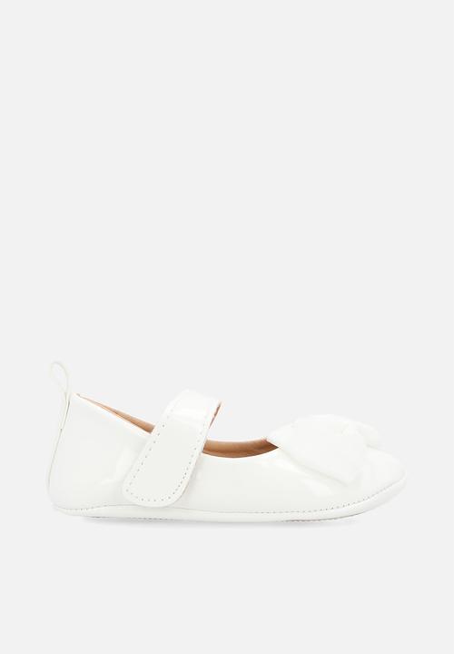 Pop Candy - Bow décor pumps - white