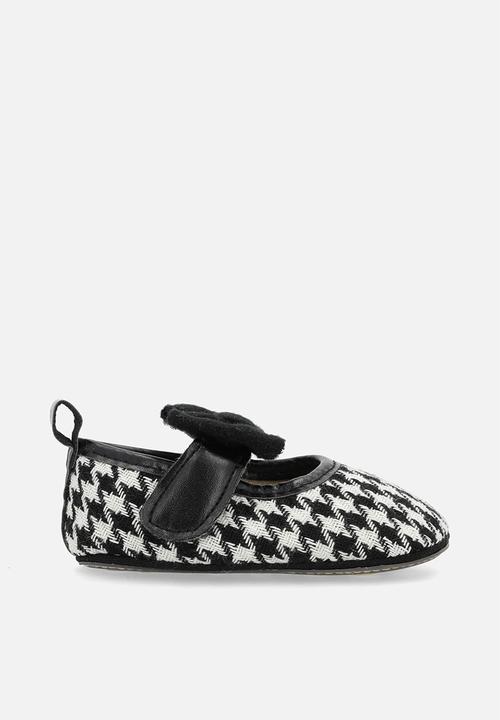 Pop Candy - Houndstooth printed pumps - black & white