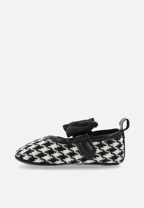 Pop Candy - Houndstooth printed pumps - black & white