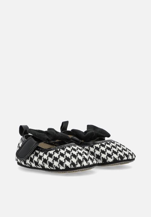 Pop Candy - Houndstooth printed pumps - black & white