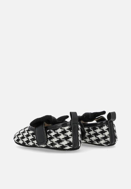 Pop Candy - Houndstooth printed pumps - black & white