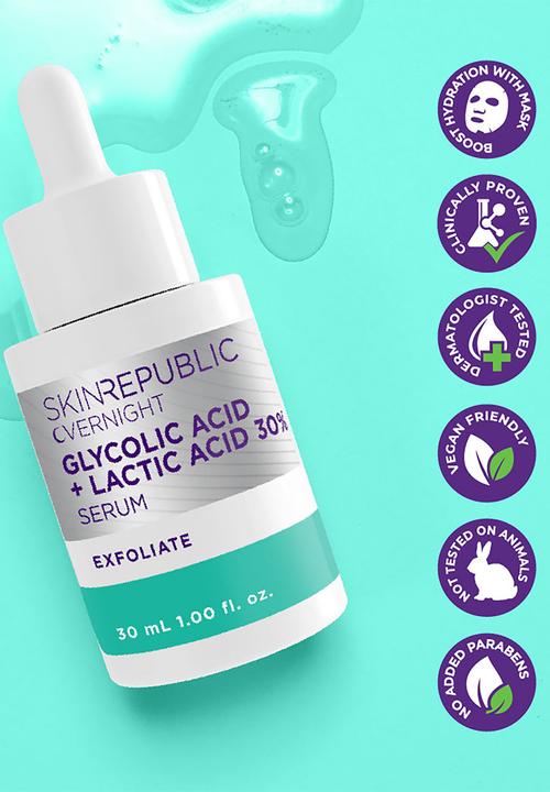 Skin Republic - Glycolic Acid + Lactic Acid 30% Serum