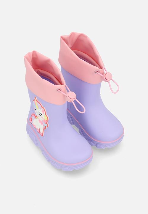 Pop Candy - Unicorn rainboot - lilac/pink