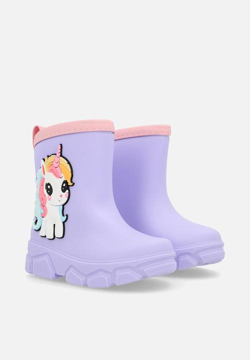 Pop Candy - Unicorn rainboot - lilac