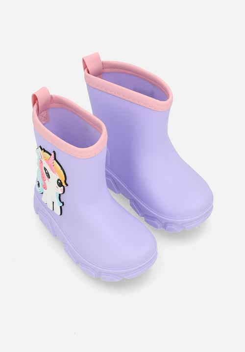Pop Candy - Unicorn rainboot - lilac